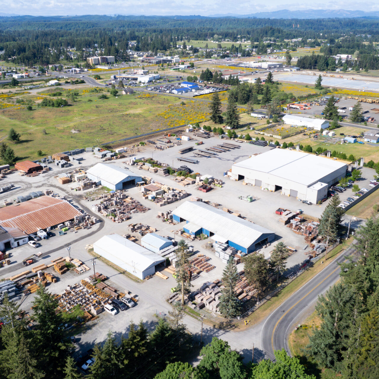 Rochester WA Office Yard